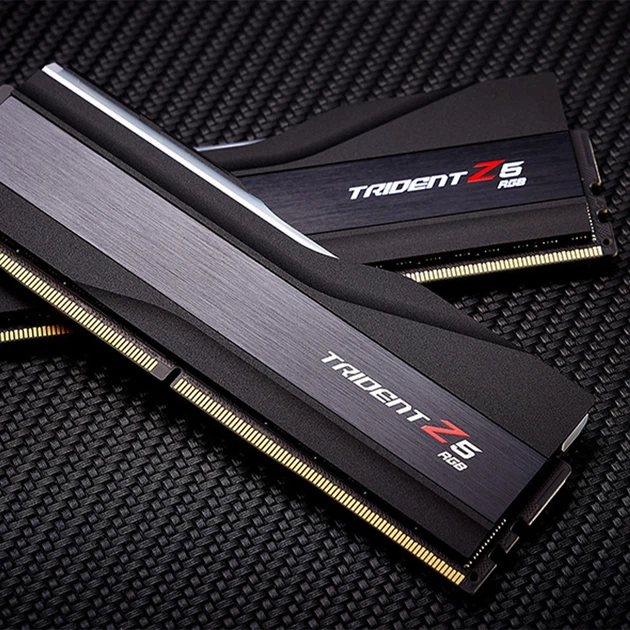 Модуль пам'яті G.Skill Trident Z5 RGB Black DDR5-6000 32GB (2x16GB) CL32-38-38-96 1.35V - Фото 5 Модуль пам'яті G.Skill Trident Z5 RGB Black DDR5-6000 32GB (2x16GB) CL32-38-38-96 1.35V - зображення 5