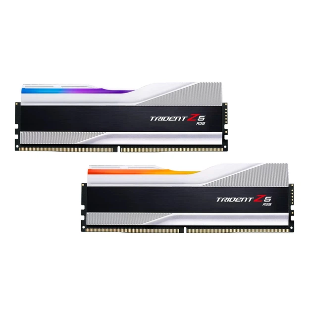 Модуль пам'яті G.Skill Trident Z5 RGB Silver DDR5-6000 64GB KIT (2x32GB) (F5-6000J3238G32GX2-TZ5RS) - Фото 2 Модуль пам'яті G.Skill Trident Z5 RGB Silver DDR5-6000 64GB KIT (2x32GB) (F5-6000J3238G32GX2-TZ5RS) - зображення 2