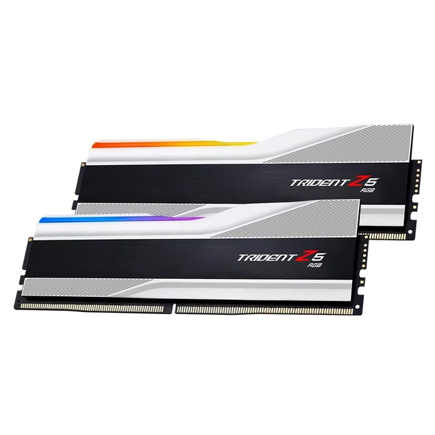 Модуль пам'яті G.Skill Trident Z5 RGB Silver DDR5-6000 64GB KIT (2x32GB) (F5-6000J3238G32GX2-TZ5RS) - Фото 4 Модуль пам'яті G.Skill Trident Z5 RGB Silver DDR5-6000 64GB KIT (2x32GB) (F5-6000J3238G32GX2-TZ5RS) - зображення 4