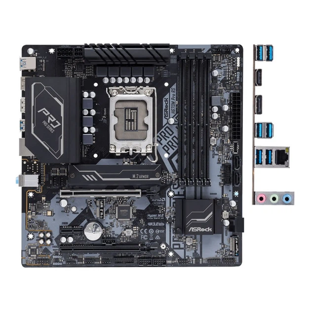 Материнская плата ASRock H670M PRO RS (s1700, Intel H670, DDR4, mATX) - изображение 6