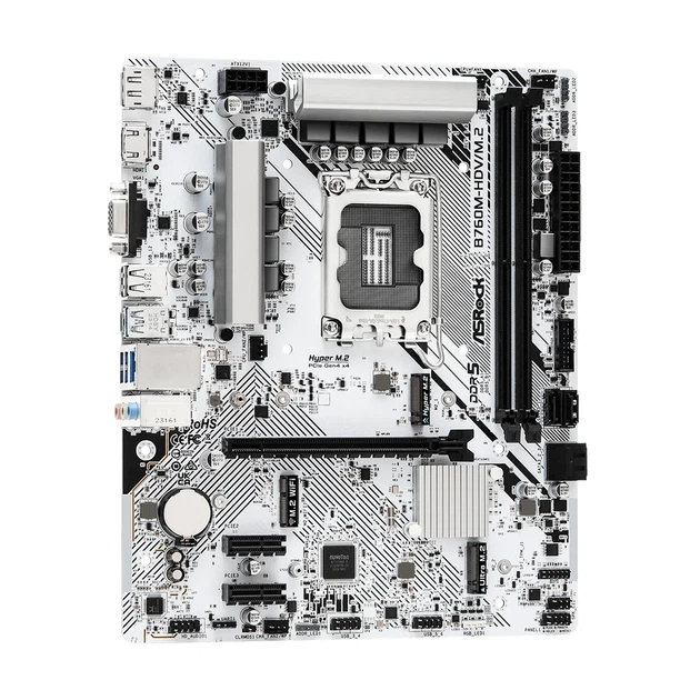 Материнская плата ASRock B760M-HDV/M.2 (s1700, Intel B760, DDR5, mATX) - изображение 2