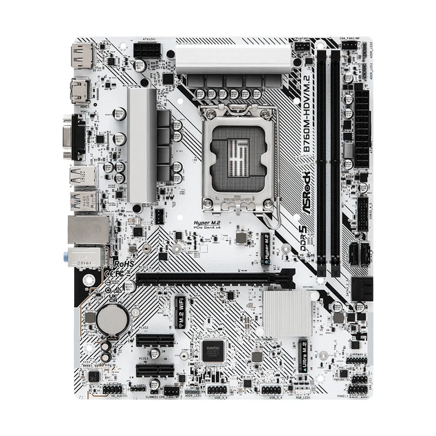 Материнская плата ASRock B760M-HDV/M.2 (s1700, Intel B760, DDR5, mATX) - изображение 3
