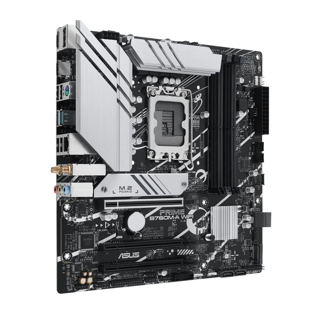 Материнська плата ASUS PRIME B760M-A WIFI (s1700, Intel B760, DDR5, mATX) - зображення 4