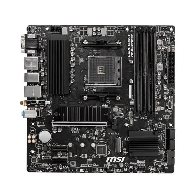 Материнская плата MSI B550M PRO-VDH WIFI (sAM4, AMD B550, DDR4, mATX) - изображение 3
