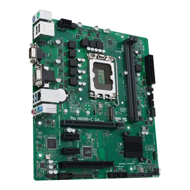 Материнська плата ASUS Pro H610M-C D4-CSM (s1700, Intel H610, DDR4, mATX) - зображення 4
