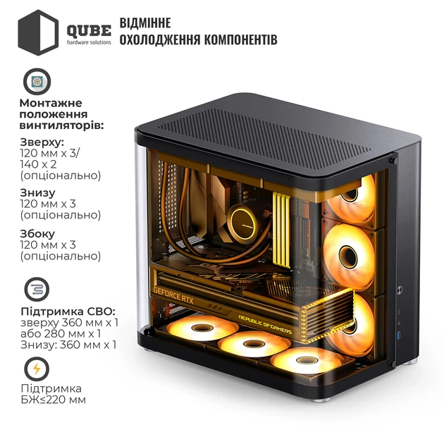 Корпус JONSBO TK-2 Black - изображение 2