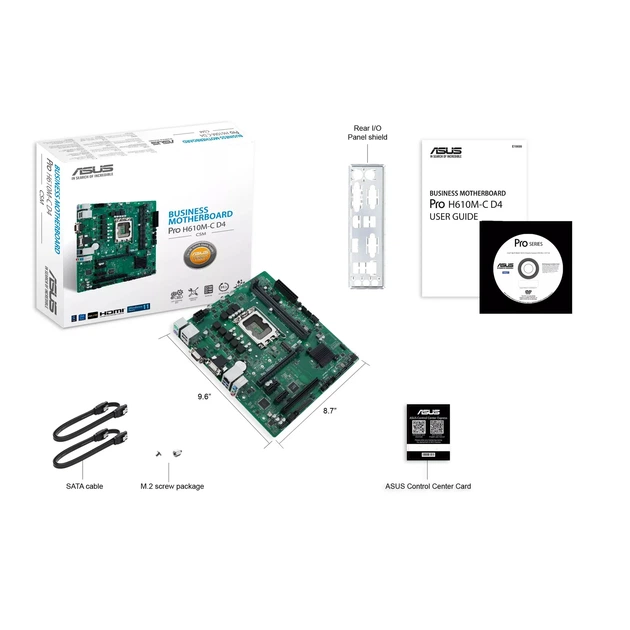 Материнська плата ASUS Pro H610M-C D4-CSM (s1700, Intel H610, DDR4, mATX) - зображення 8