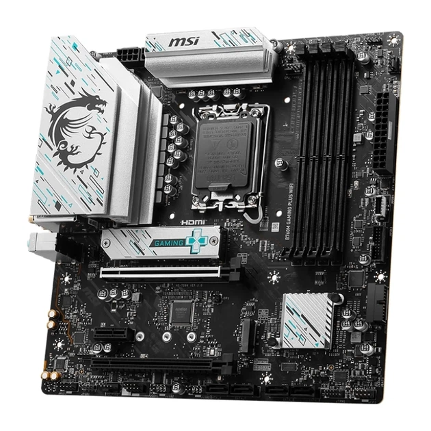 Материнська плата MSI B760M GAMING PLUS WIFI (s1700, Intel B760, DDR5, mATX) - зображення 4