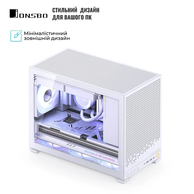 Корпус Jonsbo D32 PRO White - изображение 6