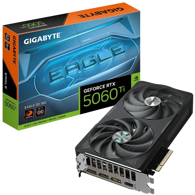 Відеокарта Gigabyte GeForce RTX 5060 Ti Eagle OC 16G (GV-N506TEAGLE OC-16GD) - зображення 10
