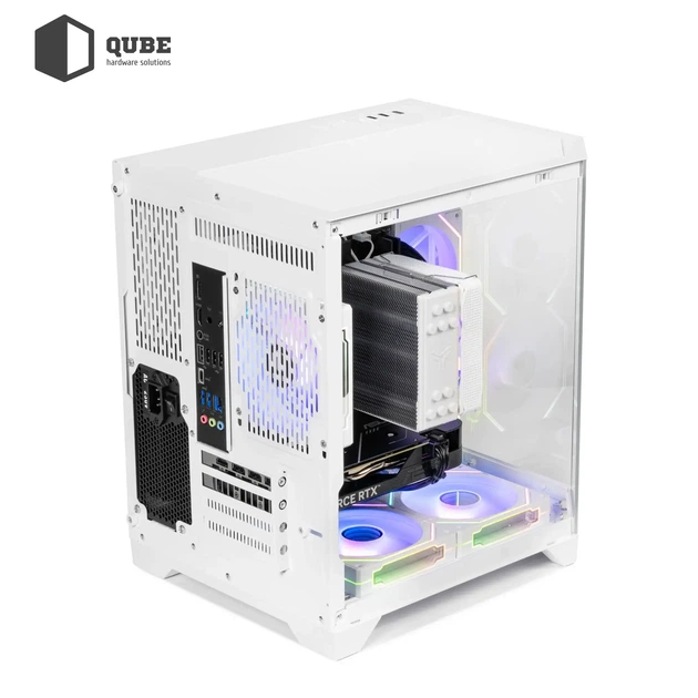Корпус QUBE CRYSTAL ARGB White (CRYSTAL_GWNU3) - зображення 9