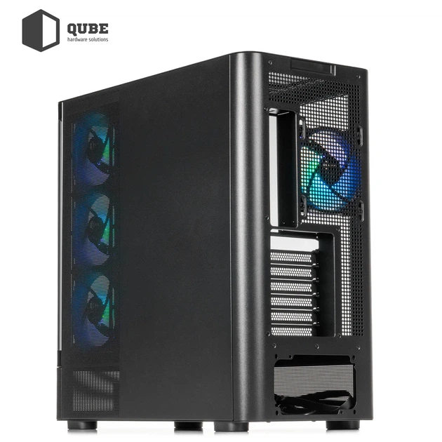 Корпус QUBE MASTERFORCE Black (MASTERFORCE_GBNU3) - Фото 12 Корпус QUBE MASTERFORCE Black (MASTERFORCE_GBNU3) - изображение 12