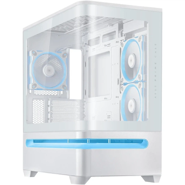 Корпус ASUS PRIME AP202 TG ARGB White (90DC00P3-B19000) - Фото 2 Корпус ASUS PRIME AP202 TG ARGB White (90DC00P3-B19000) - изображение 2