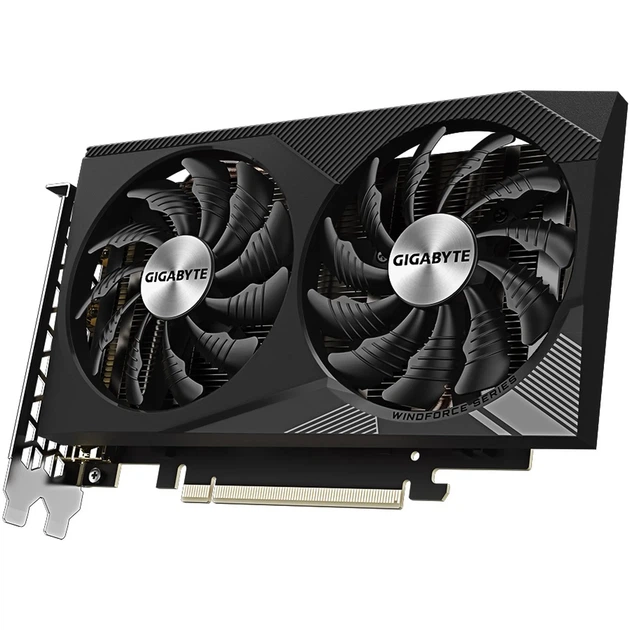 Видеокарта GIGABYTE Nvidia GeForce RTX 3050 WINDFORCE OC V2 8 GB (GV-N3050WF2OCV2-8GD) - Фото 3 Видеокарта GIGABYTE Nvidia GeForce RTX 3050 WINDFORCE OC V2 8 GB (GV-N3050WF2OCV2-8GD) - изображение 3