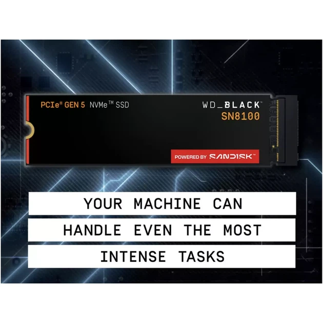 SSD диск SanDisk WD_Black SN8100 2TB M.2 2280 (WDS200T1X0M) - изображение 3