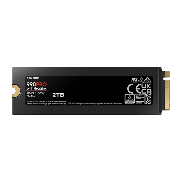 SSD диск Samsung 990 PRO with Heatsink 2TB M.2 (MZ-V9P2T0CW) - изображение 2