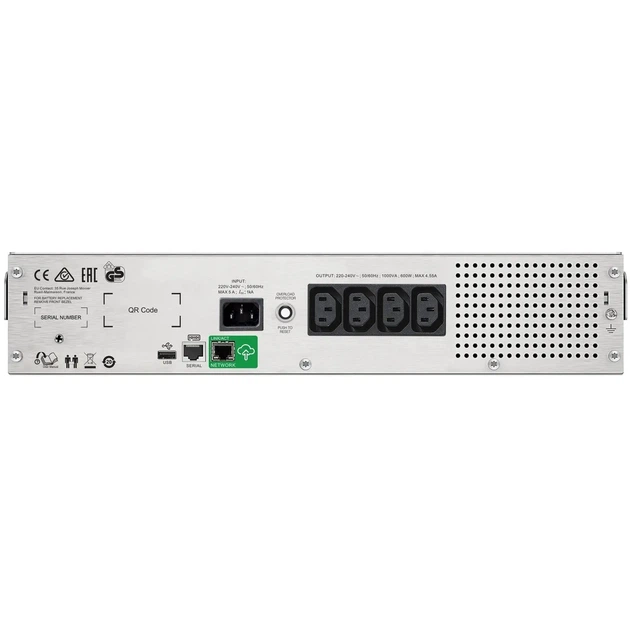 ИБП (UPS) APC Smart-UPS C 1000VA LCD 230V with SmartConnect (SMC1000I-2UC) - изображение 5