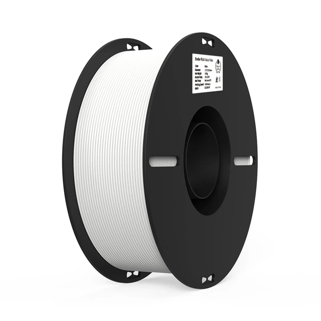 PLA Filament (пластик) для 3D принтера CREALITY 2x1кг, 1.75мм, черный и белый - Фото 2 PLA Filament (пластик) для 3D принтера CREALITY 2x1кг, 1.75мм, черный и белый - изображение 2