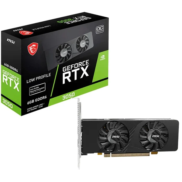 Відеокарта MSI Nvidia GeForce RTX 3050 LP E 6G OC - зображення 6