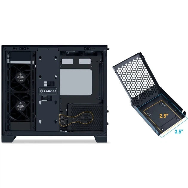 Корпус Lian Li O11 Dynamic Mini V2 Black (G99.O11DMIV2X.00) - изображение 5