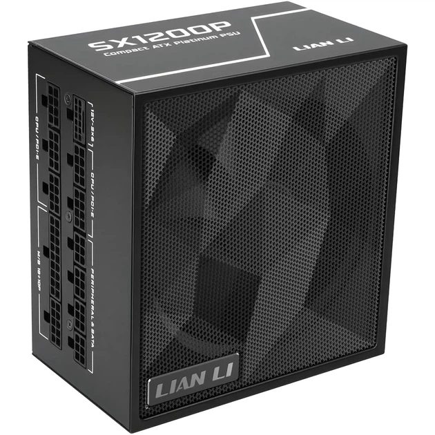 Блок питания Lian Li SX1200P Black, EU cord (G9P.SX1200P.B000.EU) - изображение 6