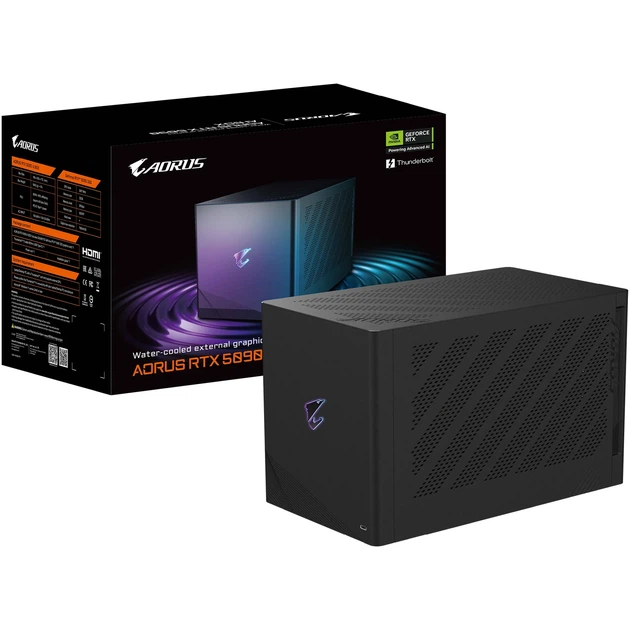 Відеокарта GIGABYTE Nvidia GeForce RTX 5090 AORUS AI BOX 32G (GV-N5090IXEB-32GD) - Фото 11 Відеокарта GIGABYTE Nvidia GeForce RTX 5090 AORUS AI BOX 32G (GV-N5090IXEB-32GD) - зображення 11