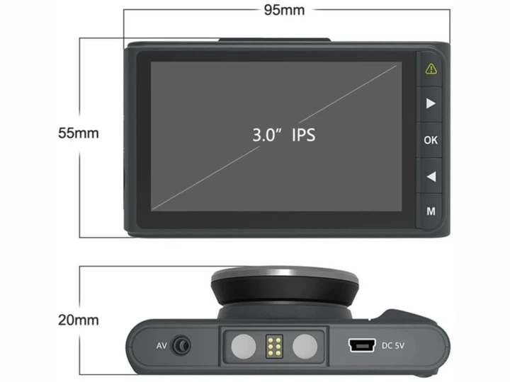Відеореєстратор CarCam T418m (40764899) - зображення 3