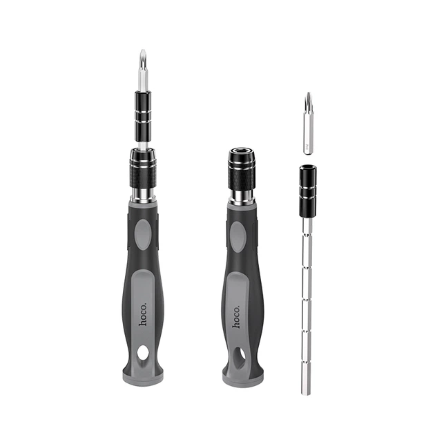 Набір викруток HOCO UT10 32-in-1 screwdriver set gray and black - Фото 4 Набір викруток HOCO UT10 32-in-1 screwdriver set gray and black - изображение 4
