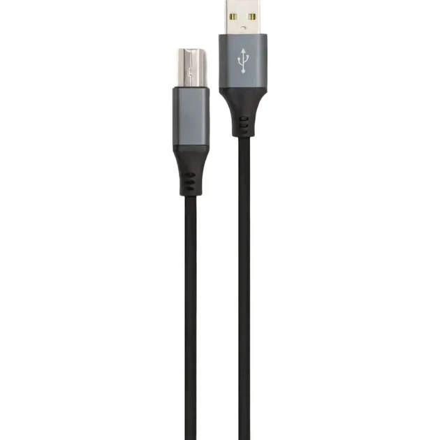 Кабель USB 2.0 AM - USB BM, 3 м, черный, Cablexpert (CCBP-USB2-AMBM-10) - Фото 1 Кабель USB 2.0 AM - USB BM, 3 м, черный, Cablexpert (CCBP-USB2-AMBM-10) - зображення 1