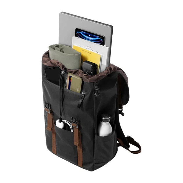 Рюкзак TOMTOC VintPack-TA1 15.6" 22L Black (TA1M1D1) - Фото 6 Рюкзак TOMTOC VintPack-TA1 15.6" 22L Black (TA1M1D1) - изображение 6