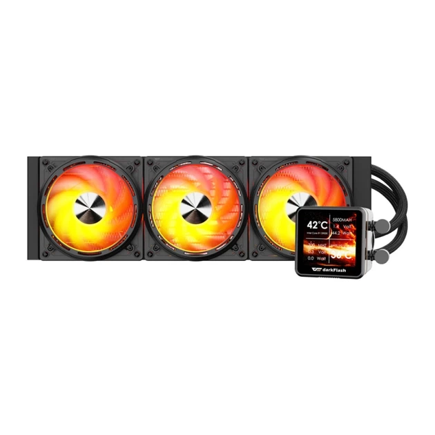 Охлаждение водяное процессорное Darkflash DE360 Black (4711527005886) - изображение 3