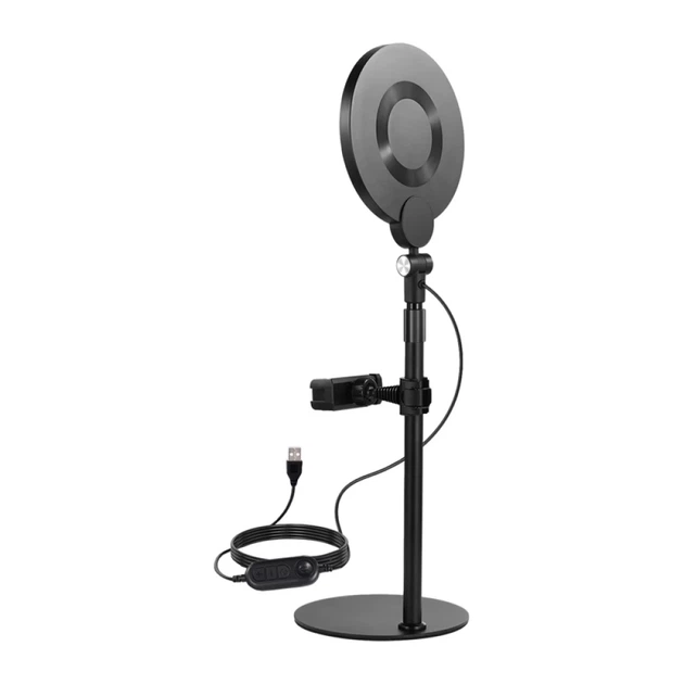 Набор селфи для телефона с круглой LED лампой Neewer R06 18см (6921268812904) - изображение 2