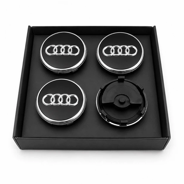 Колпачки статичные на диски ауди Audi заглушки 61 mm крутящиеся неподвижные 4m0601170 - изображение 5