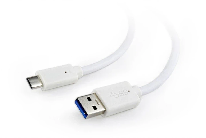 Кабель USB AM - Type-C, 1.8 м, белый, Cablexpert, 3A (CCP-USB3-AMCM-6-W) - Фото 1 Кабель USB AM - Type-C, 1.8 м, белый, Cablexpert, 3A (CCP-USB3-AMCM-6-W) - зображення 1