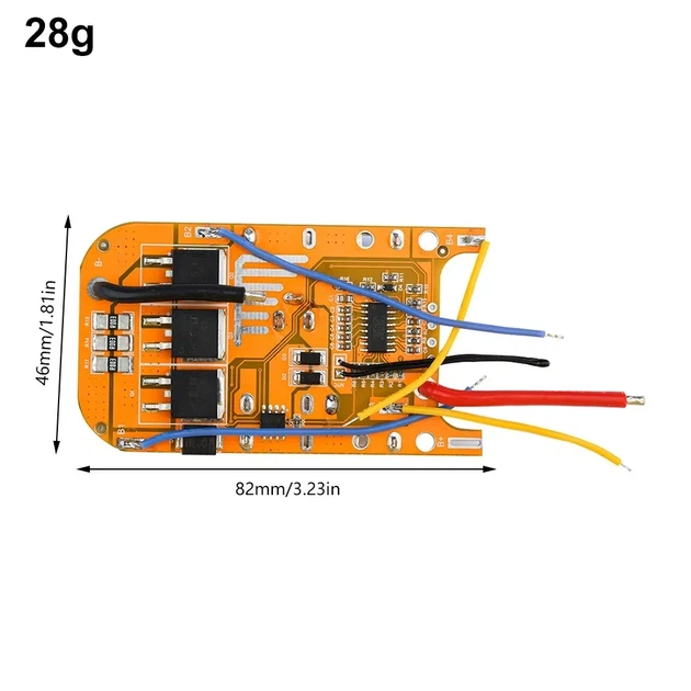 BMS плата Li-ion 5S 18V/21V 80А акумулятора шуруповерта Makita, Grand, Revolt, Procraft, Stromo, Grasser, Profitech BM-5S80A - Фото 5 BMS плата Li-ion 5S 18V/21V 80А акумулятора шуруповерта Makita, Grand, Revolt, Procraft, Stromo, Grasser, Profitech BM-5S80A - зображення 5