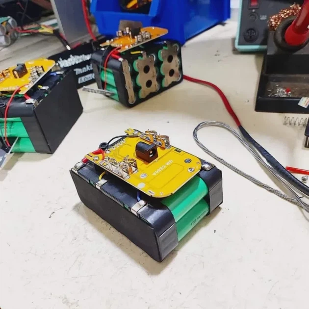 BMS плата Li-ion 5S 18V/21V 80А акумулятора шуруповерта Makita, Grand, Revolt, Procraft, Stromo, Grasser, Profitech BM-5S80A - Фото 6 BMS плата Li-ion 5S 18V/21V 80А акумулятора шуруповерта Makita, Grand, Revolt, Procraft, Stromo, Grasser, Profitech BM-5S80A - зображення 6