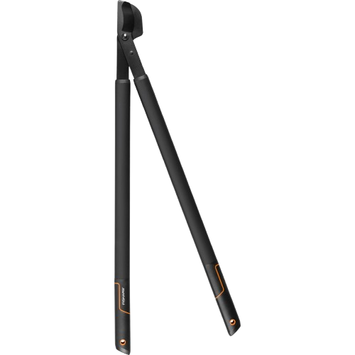Великий площинний сучкоріз Fiskars SingleStep L38 1001426 із загнутими лезами Чорний - зображення 4