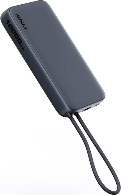 Powerbank AUKEY Spark Sling 10000 mAh, USB-C 20W, USB-A Grey (PB-Y53P) - Zdjęcie 1 Powerbank AUKEY Spark Sling 10000 mAh, USB-C 20W, USB-A Grey (PB-Y53P) - obraz 1