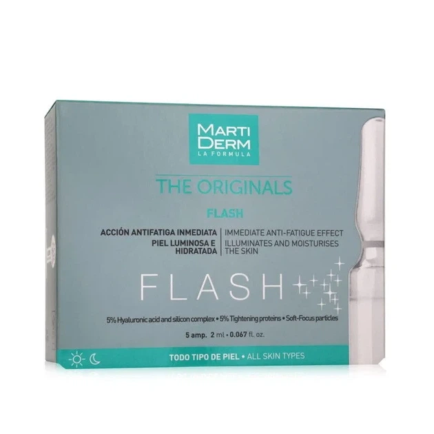 Ампули Flash, Marti Derm, моментальний ефект, 5 по 2 мл - зображення 2