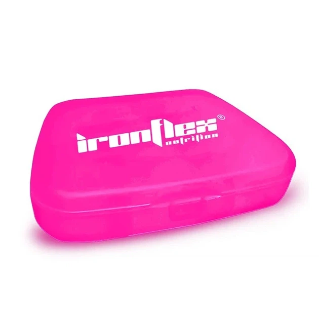 Таблетниця Pill Box IronFlex, рожева - Фото 1 Таблетниця Pill Box IronFlex, рожева - изображение 1