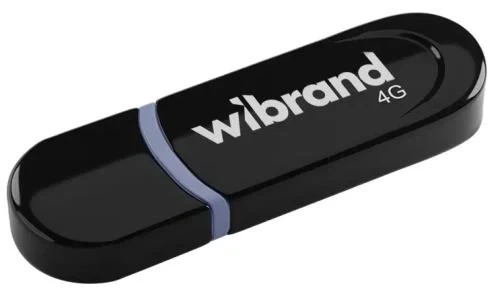 Флеш накопичувач USB 4Gb Wibrand Panther, Black, USB 2.0 (WI2.0/PA4P2B) - Фото 1 Флеш накопичувач USB 4Gb Wibrand Panther, Black, USB 2.0 (WI2.0/PA4P2B) - зображення 1