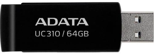 Флеш накопичувач USB 64Gb ADATA UC310, Black, USB 3.2 Gen 1 (UC310-64G-RBK) - зображення 3