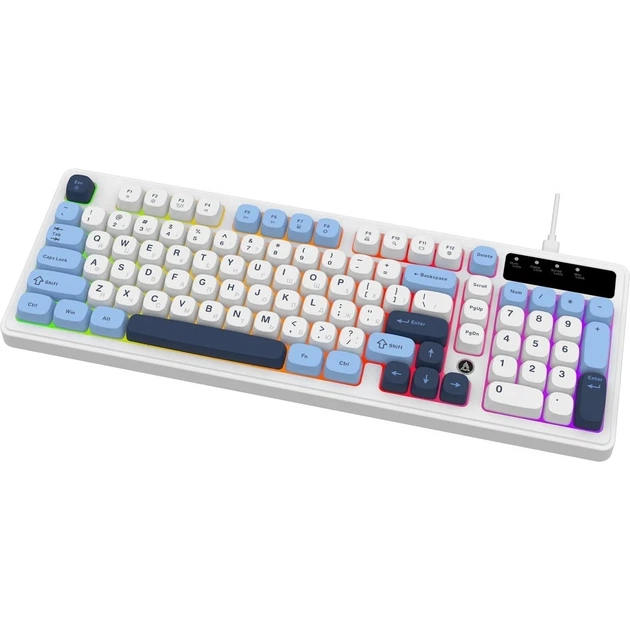 Клавіатура USB Ajazz AF98 Glacier Blue (AF98-GB) UA - изображение 2