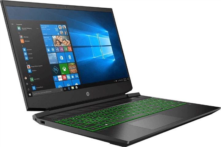 Игровой ноутбук HP Pavilion Gaming / Ryzen 5-5600H / 6 ядер / RAM 8 GB / SSD 512 GB / RTX3050 / Черный - Уцінка - изображение 2