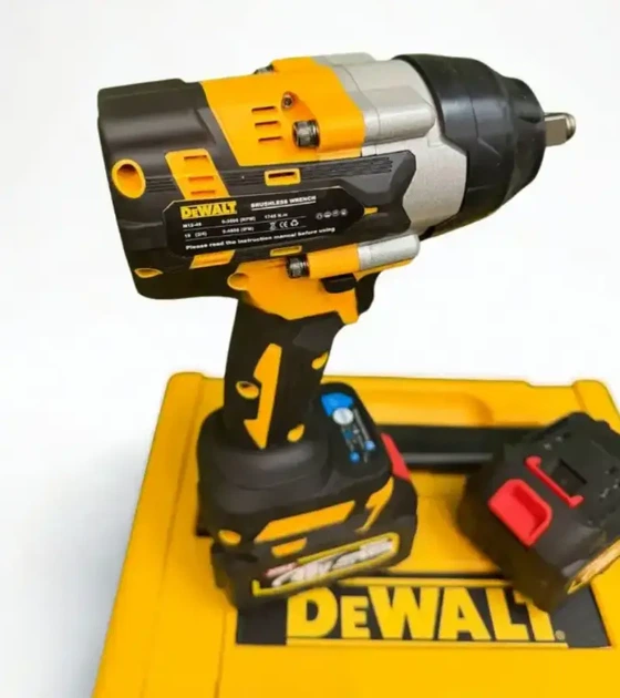 Гайковерт Dewalt DSF 1250P2T Аккумуляторный мощный гайковерт 1745 Нм Электрический гайковерт для шиномонтажа колес СТО (Гайковерт бесщеточный) - изображение 7