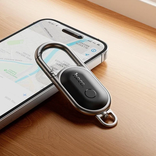 Bluetooth трекер Hoco E91J Orbit Tag Black для ключей и вещей с Apple Find My - изображение 7