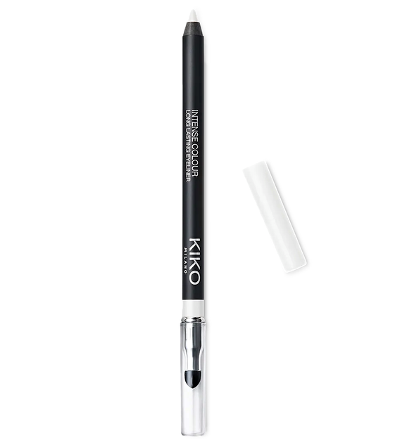 Kiko Milano Intense Colour Long Lasting Eyeliner Карандаш для глаз водостойкий стойкий № 01 "Pearly White" - изображение 3