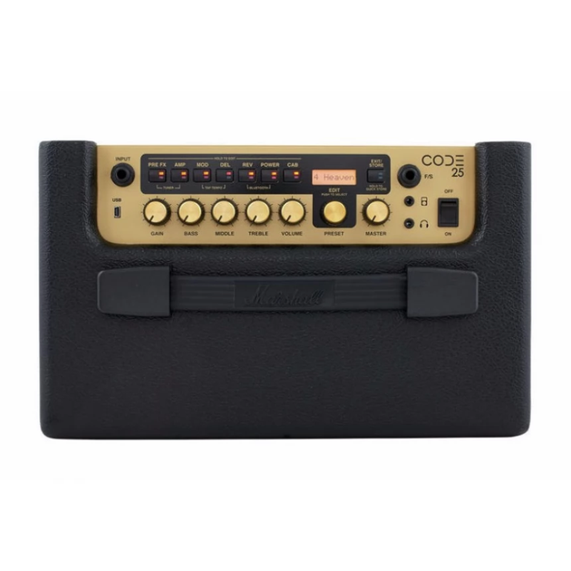 Гітарний комбопідсилювач Marshall CODE25 - Фото 3 Гітарний комбопідсилювач Marshall CODE25 - зображення 3