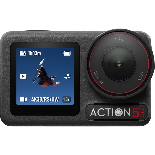 Экшн-камера DJI Osmo Action 5 Pro Standard Combo / 360° / 40Мп / 4К / 120fps / Wi-Fi / Bluetooth / Влагозащищенная / Черная (102053732) - Уценка - изображение 3