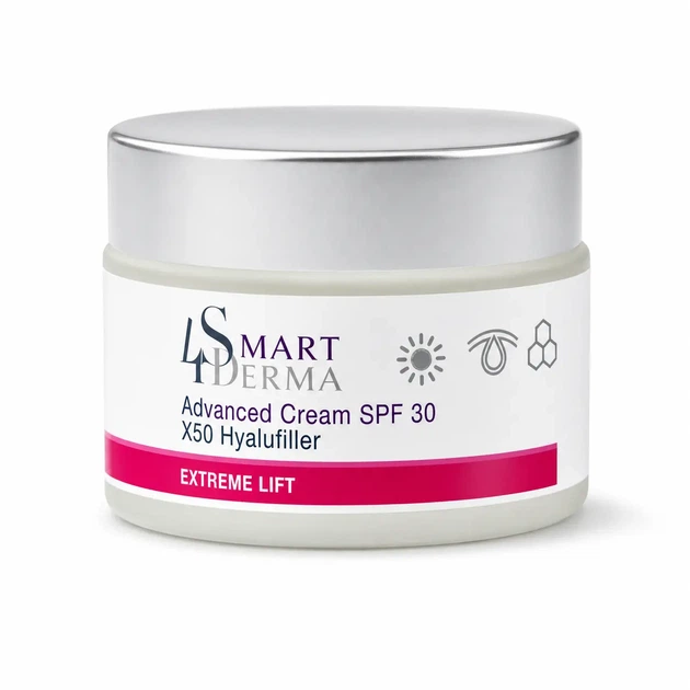 Дневной крем Smart4Derma SPF 30 для зрелой кожи, увлажнения, упругости и защиты 50 мл - Фото 2 Дневной крем Smart4Derma SPF 30 для зрелой кожи, увлажнения, упругости и защиты 50 мл - изображение 2